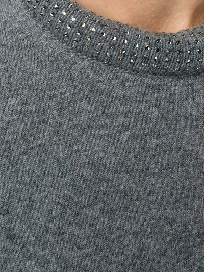 Shop Christopher Kane Bolster Sweater In Grey