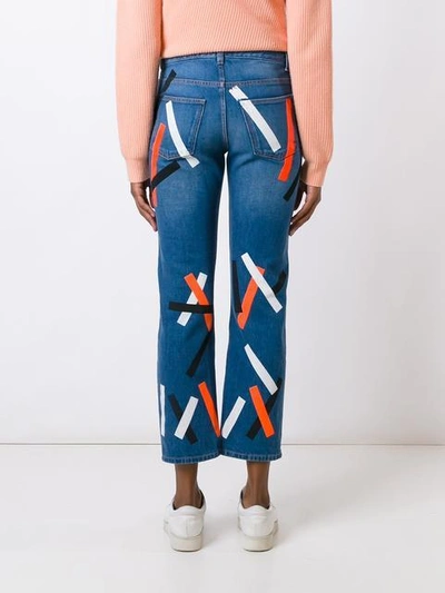 Shop Christopher Kane Printed Bolster Jeans