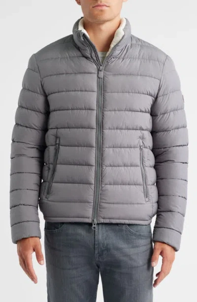 Save The Duck Erion Water Repellent Quilted Puffer Jacket In Gray