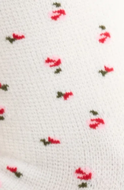 Casa Clara Penny Ruffle Crew Socks In Pattern