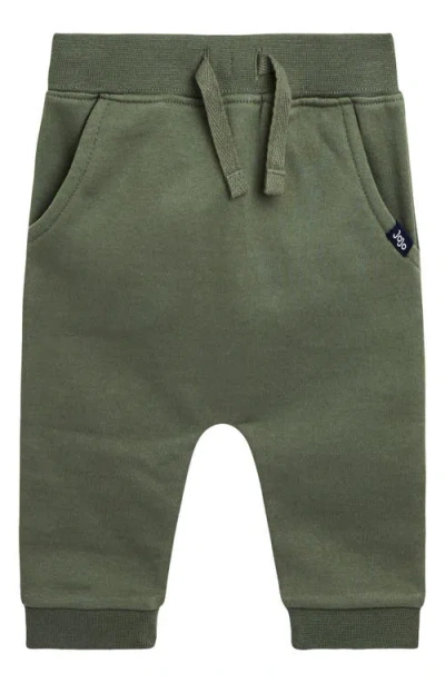 Jojo Maman Bébé Jojo Maman Bebe Safari Appliqué Long Sleeve Top & Joggers Set In Green