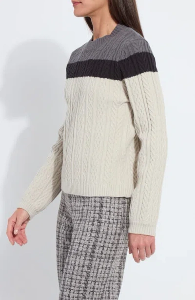 Lyssé Lysse Gabriel Cozy Cable Sweater In White