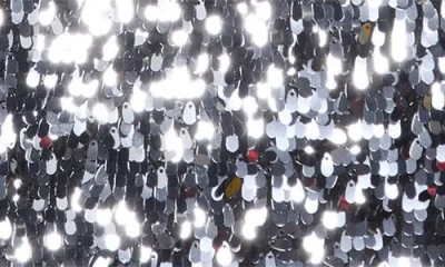 Anne Klein Paillette Top In Black