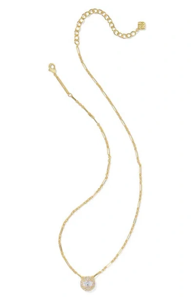 Kendra Scott Bella Short Pendant Necklace In Gold