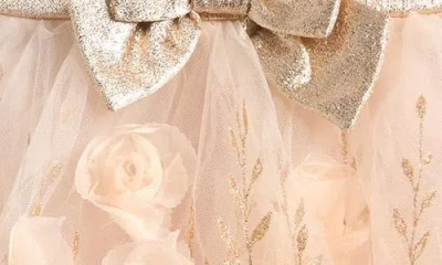 Zunie Metallic Brocade & Tulle Party Dress In Multi