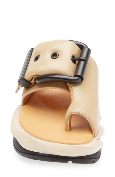 4ccccees Mellow Glow Toe Loop Platform Sandal In Brown