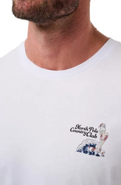 Travismathew Holly Jollies Cotton Graphic T-shirt In White