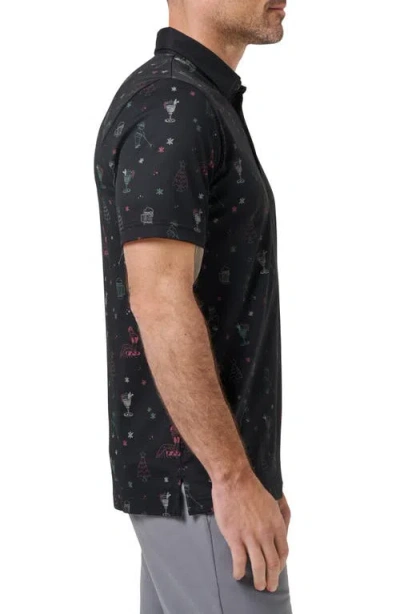 Travismathew Holiday Magic Cotton Blend Polo In Multi