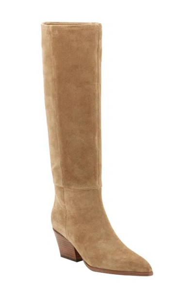 Marc Fisher Ltd Tarrie Tall Block Heel Boot In Neutral
