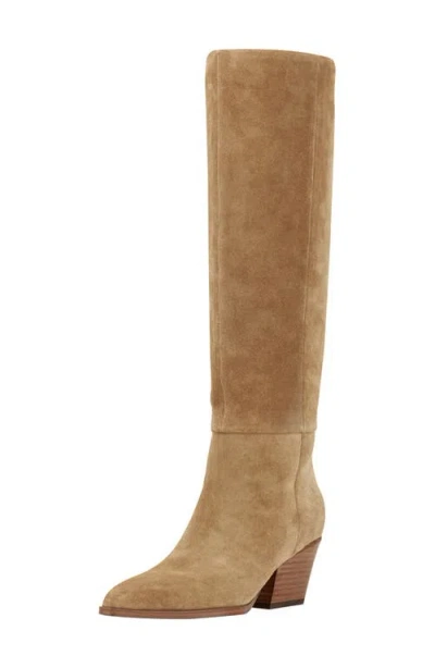 Marc Fisher Ltd Tarrie Tall Block Heel Boot In Neutral