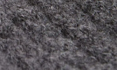 Barbour Elsdon Cable Knit Mittens In Gray