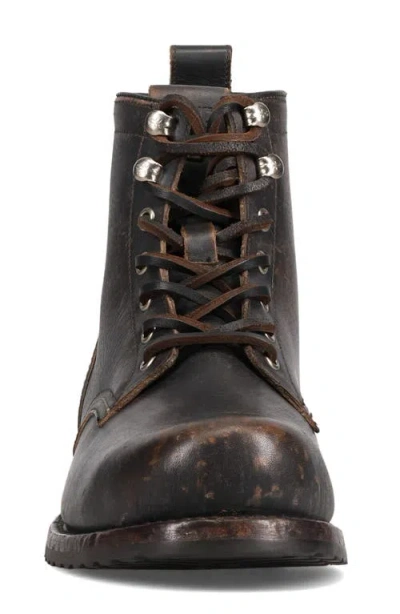 Frye Hudson Lace-up Boot In Black