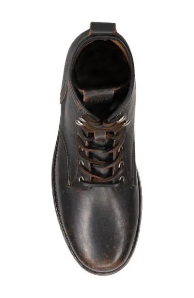 Frye Hudson Lace-up Boot In Black
