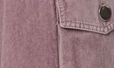 Mnml Washed Barrel Baggy Cargo Pants In Purple