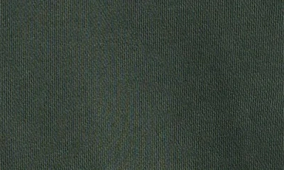 Merz B Schwanen Quarter Zip Organic Cotton Sweatshirt In Green