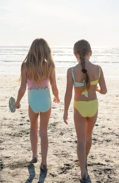 Pq Swim Kids' Cammy Loop Two-piece Swimsuit In Multi