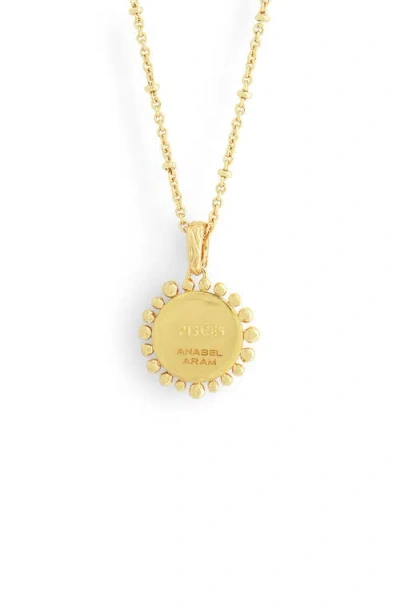 Anabel Aram Jewelry Zodiac Cubic Zirconia Pendant Necklace In Gold