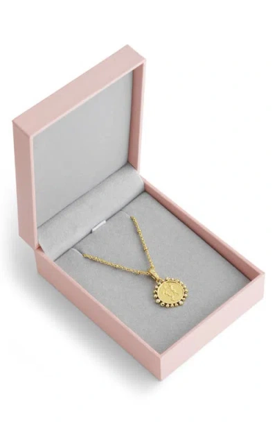 Anabel Aram Jewelry Zodiac Cubic Zirconia Pendant Necklace In Gold