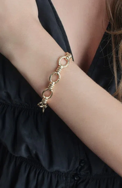 Anabel Aram Jewelry Neptune Chain Bracelet In Gold