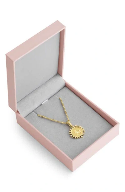 Anabel Aram Jewelry Zodiac Cubic Zirconia Pendant Necklace In Gold