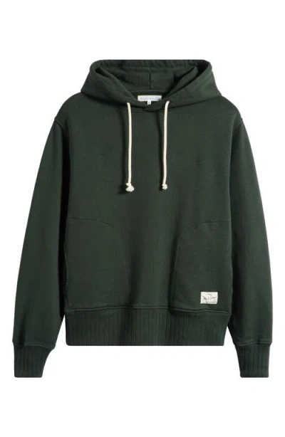 Merz B Schwanen Organic Cotton Hoodie In Green