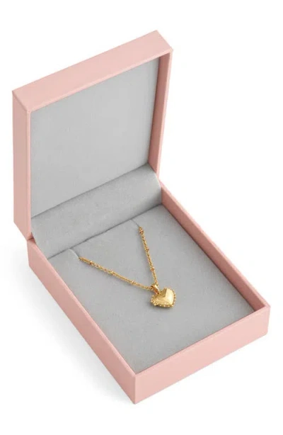 Anabel Aram Jewelry Small Heart Locket Necklace In Gold