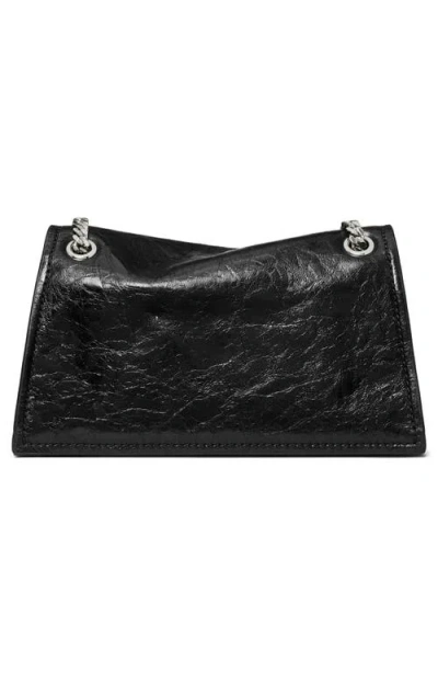 Tory Burch Kira Black Crossbody Bag With Chain Strap And Metallic Logo On The Front In Leather Woman In Pink