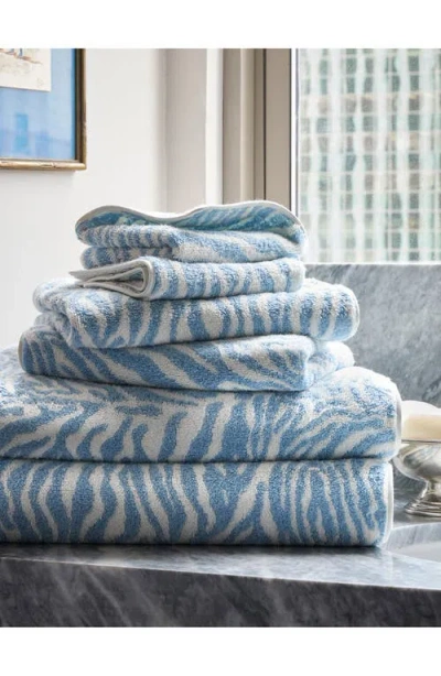 Matouk Regine Bath Sheet In Blue