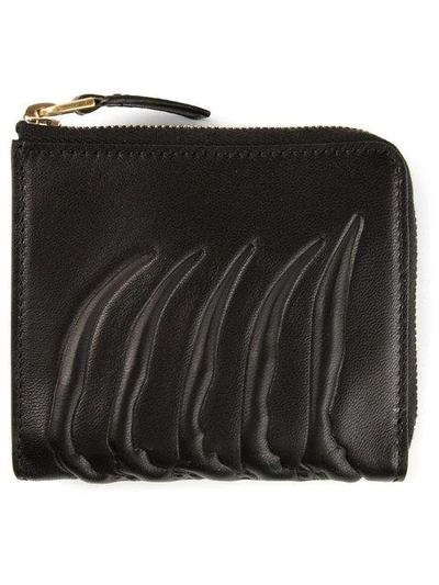 Shop Alexander Mcqueen Rib Cage Wallet