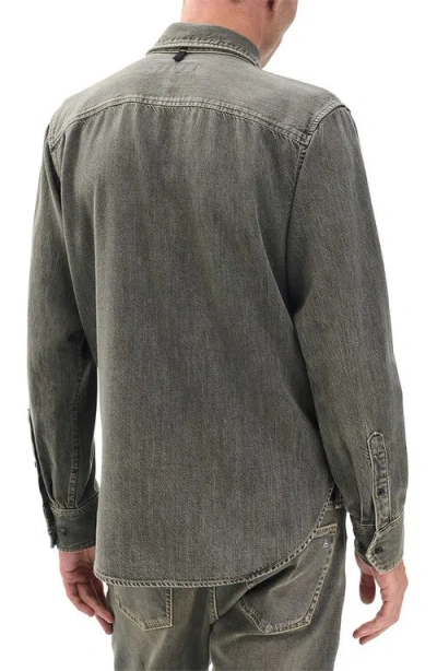 Rag & Bone Jack Denim Shirt In Gray