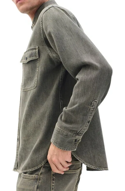 Rag & Bone Jack Denim Shirt In Gray