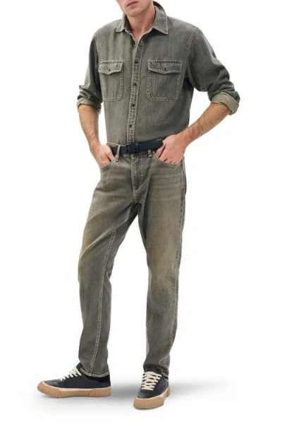 Rag & Bone Jack Denim Shirt In Gray