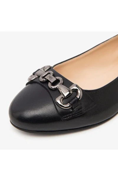 Nerogiardini Horsebit Ballet Flat In Black