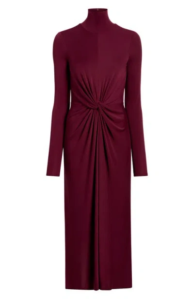 Cinq À Sept Cinq A Sept Tovianna Mock Neck Dress In Purple