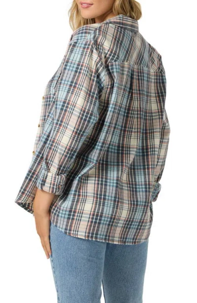 O'neill Logan Brushed Flannel Button-up Shirt In Multi