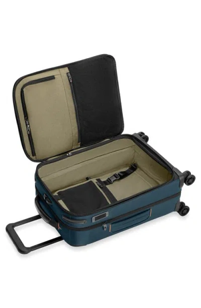 Briggs & Riley Zdx Essential 22-inch Expandable Carry-on Spinner Suitcase In Pattern