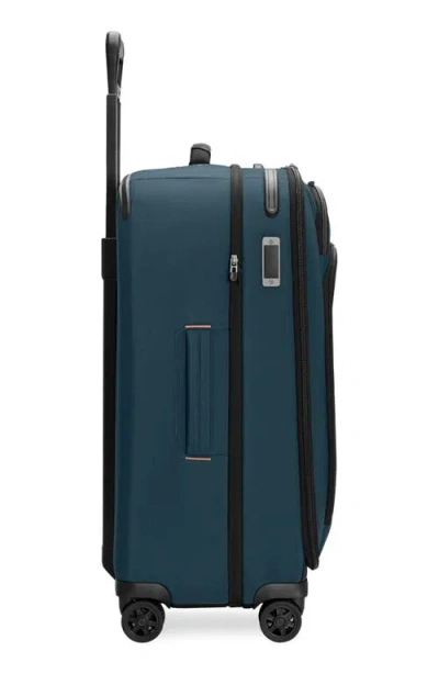 Briggs & Riley Ocean Zdx Medium Expandable Four-wheel Woven Suitcase 66cm In Orange