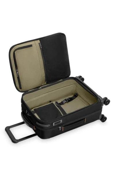 Briggs & Riley Zdx Essential 22-inch Expandable Carry-on Spinner Suitcase In Purple