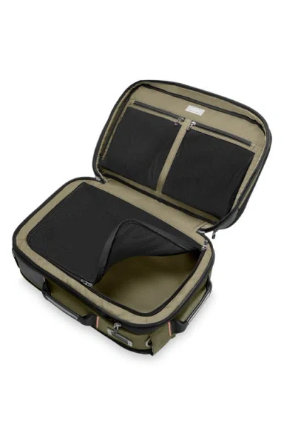 Briggs & Riley Medium Convertible Backpack Duffle Bag In Green