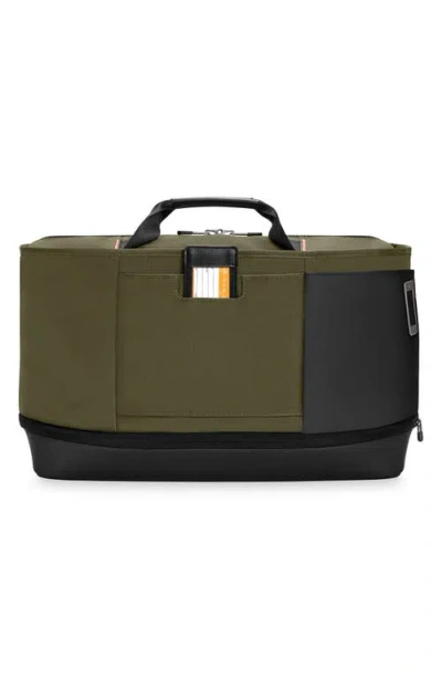 Briggs & Riley Expandable Overnighter Bag In Blue