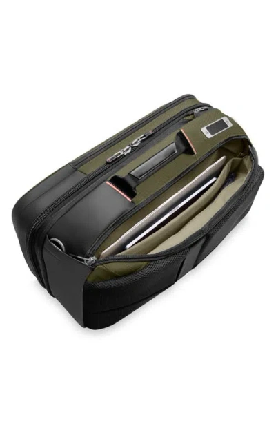 Briggs & Riley Medium Convertible Backpack Duffle Bag In Green