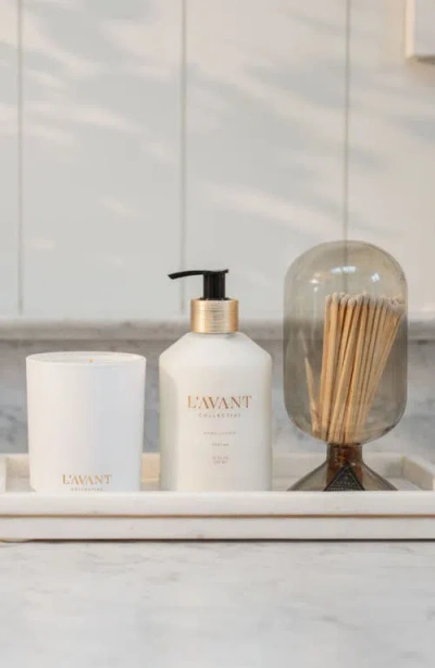 L'avant Collective Marble Counter Tray In White