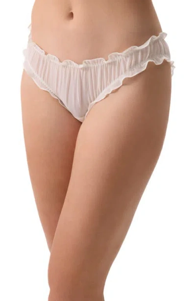 Rya Collection Sweetie Assorted 2-pack Ruffle Chiffon Briefs In Blue