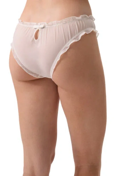 Rya Collection Sweetie Assorted 2-pack Ruffle Chiffon Briefs In Blue