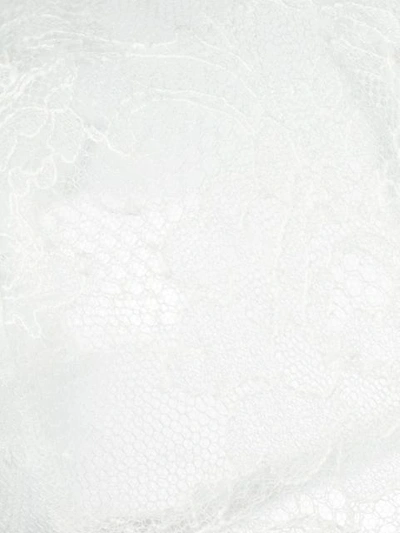 Shop Carine Gilson Soft Triangle Lace Bra In White