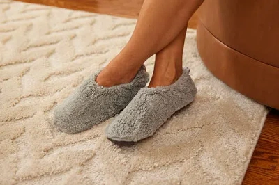 Feelgoodz Aurora Slipper Socks In Gray