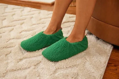 Feelgoodz Aurora Slipper Socks In Green