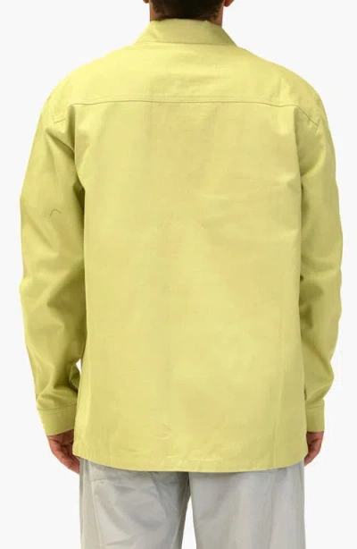 Vast Function Fashion Twill Work Jacket In Green
