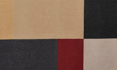 Commune X R+d Lab  Abstract Wool & Cashmere Blanket In Multi