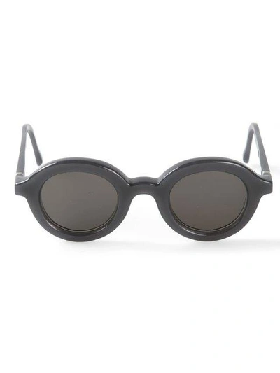 Shop Mykita 'emil' Sunglasses In Grey